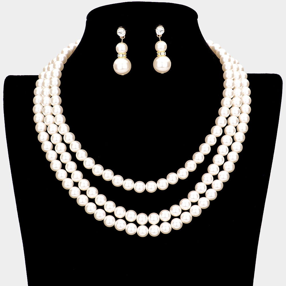 3 Layer Pearls with a Sparkle