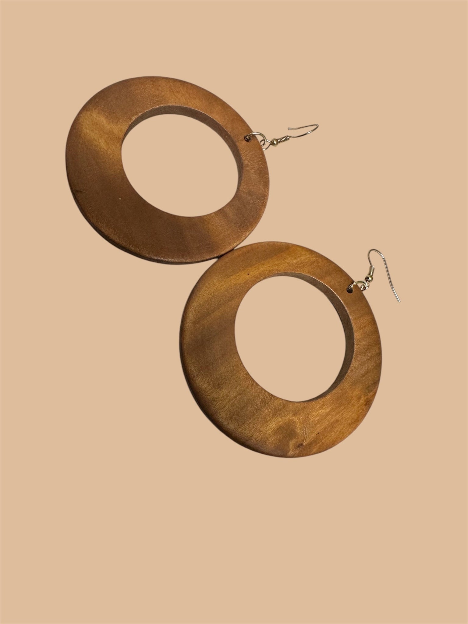 My Inner Circle Wood Earrings