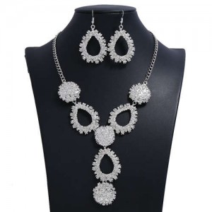 Sylvia Silver Pendant Set